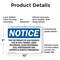 Signmission For The Privacy Of Our Patients Use Of Cell, 10 in W x Rectangle, Plastic OS-2PACK-NS-P-710-L-12867 - alternate 2